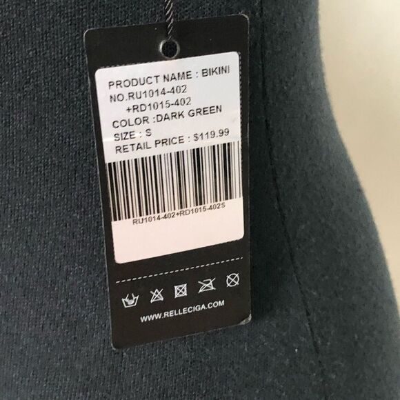 Relleciga Green String Bikini Top - Women’s S - Picture 8 of 9